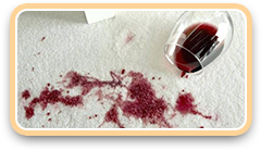 carpet red wine stains